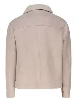 Eleventy замшевая куртка с длинными рукавами, серый