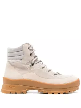 Eleventy замшевые ботинки, нейтральный цвет