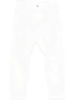 Eleventy зауженные брюки, белый