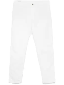 Eleventy зауженные брюки, белый