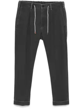 Eleventy зауженные брюки, черный