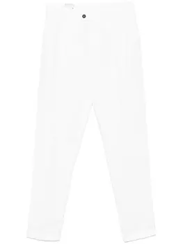 Eleventy зауженные брюки чинос, белый