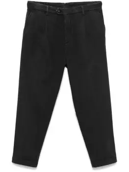 Eleventy зауженные брюки чинос, черный