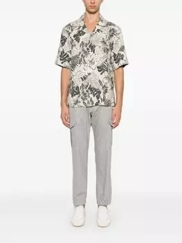 Eleventy зауженные брюки карго, серый