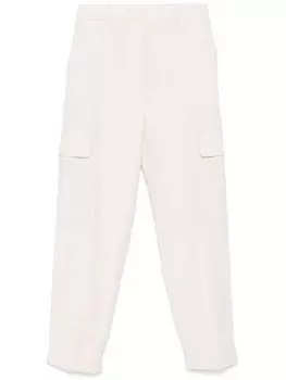 Eleventy зауженные брюки, нейтральный цвет