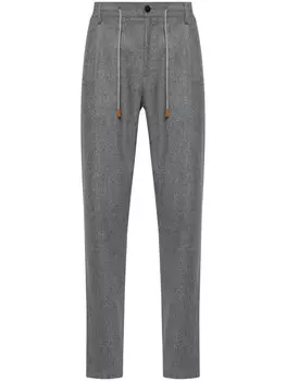 Eleventy зауженные брюки, серый