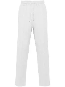 Eleventy зауженные брюки в тонкую полоску, серый