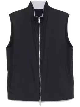 Eleventy жилет на молнии, синий