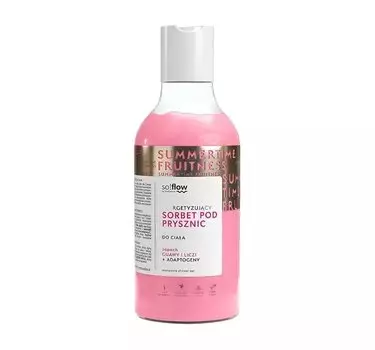 Elfa, So!flow, Сорбет для душа, гуава и личи, 400 мл