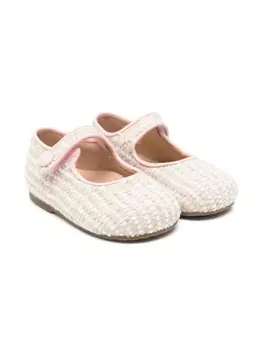 Eli1957 твидовые балетки, нейтральный