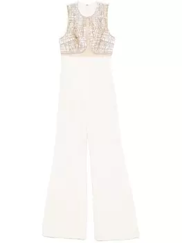 Elie Saab комбинезон «Химера», нейтральный цвет