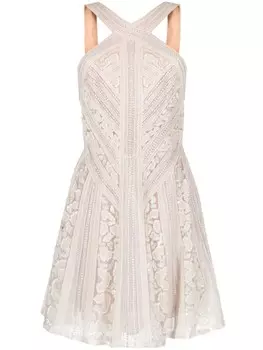 Elie Saab шелковое платье, белый