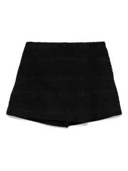 Elie Saab шорты в технике макраме, черный