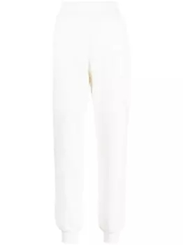 Elie Saab спортивные брюки с вышивкой, белый