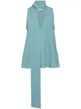 Elie Saab топ Cady, синий