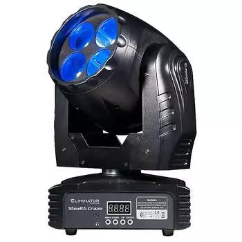 Eliminator STEALTHCRAZE 4X10W LED Mini Super Beam Moving Head American DJ