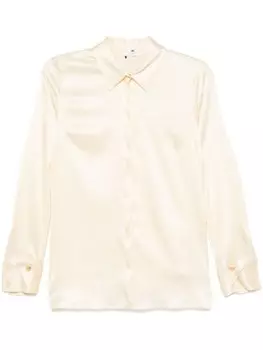 Elisabetta Franchi блузка с двойными манжетами, желтый