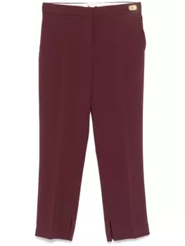 Elisabetta Franchi брюки строгого кроя, красный
