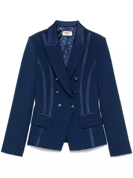 Elisabetta Franchi двубортный блейзер, синий
