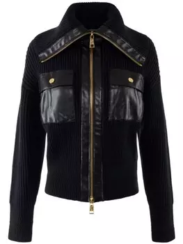 Elisabetta Franchi кардиган на молнии для рыбака, черный