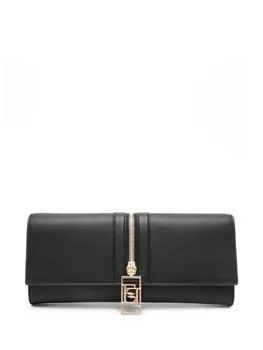 Elisabetta Franchi клатч с молнией, черный