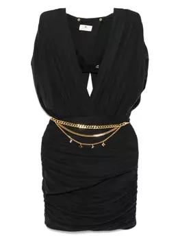 Elisabetta Franchi платье мини с вырезами, черный