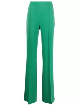 Elisabetta Franchi расклешенные брюки, зеленый