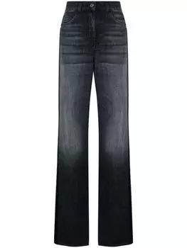 Elisabetta Franchi широкие джинсы, черный