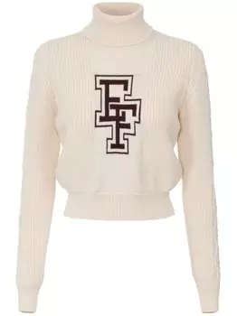 Elisabetta Franchi топ College, серый