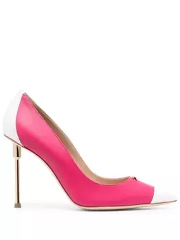 Elisabetta Franchi туфли с логотипом, розовый