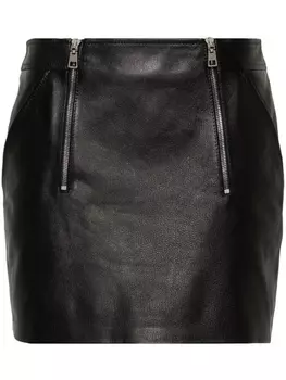 Elisabetta Franchi юбка мини с молнией, черный