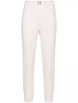 Elisabetta Franchi укороченные брюки, нейтральный цвет