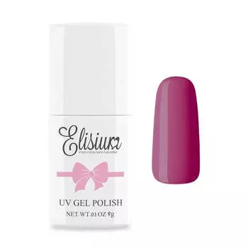 Elisium UV Gel Polish гибридный лак для ногтей 010 Фиолетовая вишня 9г