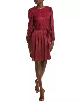 Eliza J Новое шифоновое мини-платье, красный