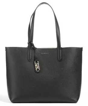 Eliza Шоппер зернистая яловая кожа Michael Kors, черный