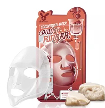 Elizavecca, Collagen Deep Power Ringer Mask, Укрепляющая тканевая маска, 23 мл