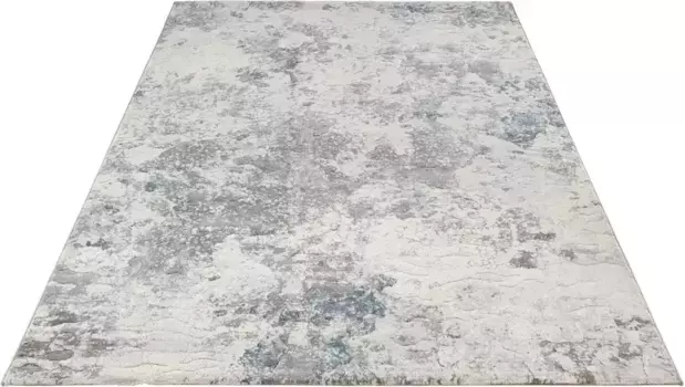 ELLE DECORATION ковер "Fontaine", прямоугольный, короткий ворс, этнический, винтажный вид, современный, пушистый, мягкий, для гостиной 200х290 см, серый/синий