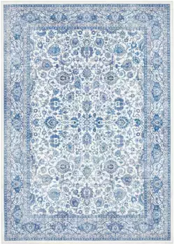 ELLE DECORATION Ковер "Кешан Машад", прямоугольный, восточный, восточный, короткий ворс, винтаж, гостиная, спальня 120х160 см, цвет saphirblau