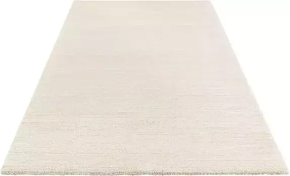 ELLE DECORATION Ковер "Loos", прямоугольный, короткий ворс, мягкий, однотонный, современный, скандинавский стиль, гостиная, спальня 160х230 см, цвет creme