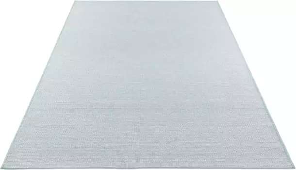 ELLE DECORATION Ковер "Мийо", прямоугольный, плоского переплетения, для интерьера и улицы, современный, терраса, балкон, гостиная 160х230 см, светло-синий