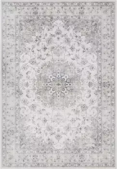 ELLE DECORATION Ковер "Наин", прямоугольный, восточный, восточный, короткий ворс, гостиная, спальня, винтажный вид 80х150 см, серый