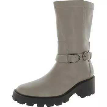 Elle женские мотоциклетные ботинки на молнии с блочным каблуком Franco Sarto, цвет grey leather
