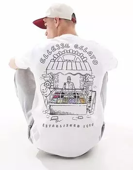 ellesse - Stradone - Футболка белого цвета