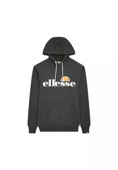 Ellesse Толстовка TORICES - Свитер, толстовка, пуловер, капюшон, принт с логотипом ellesse, темно-серый