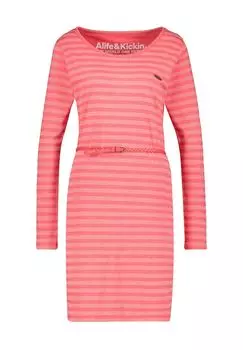 Ellin Платье с длинными рукавами AK Z ALIFE AND KICKIN, коралловый