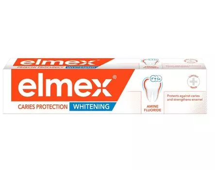 Elmex Przeciw Prchnicy Whitening Зубная паста, 75 ml