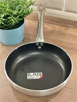 ELO алюминиевая сковорода-сковорода индукционная гастро 24 см ILAG Black