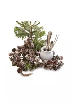 Еловая гирлянда Jacci коричневая Loberon, коричневый