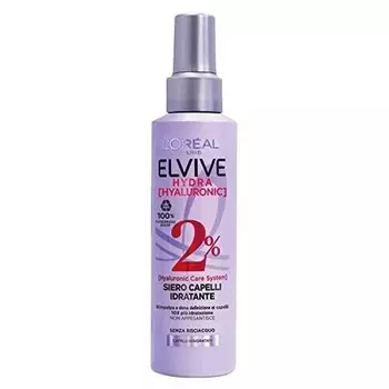 Elvive Hydra Гиалуроновая сыворотка для волос спрей с 2% гиалуроновой кислоты 150 мл, L'Oreal