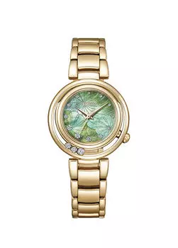 Em1113-82Y розовые серебряные наручные часы Citizen, розовый